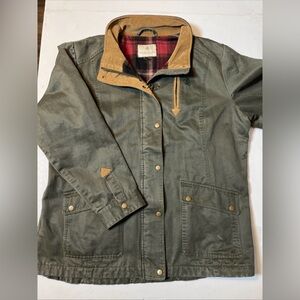 Legendary Whitetails Journeyman Flannel-Lined Rugged Shirt Jacket Men XL Green